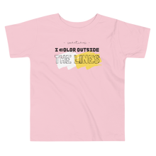 Color Outside the Lines — Toddler Tee