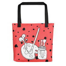 Doodled Art Supplies — Pink Tote Bag