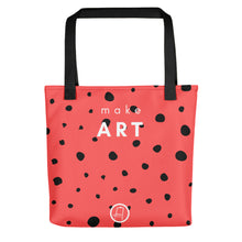 Doodled Art Supplies — Pink Tote Bag
